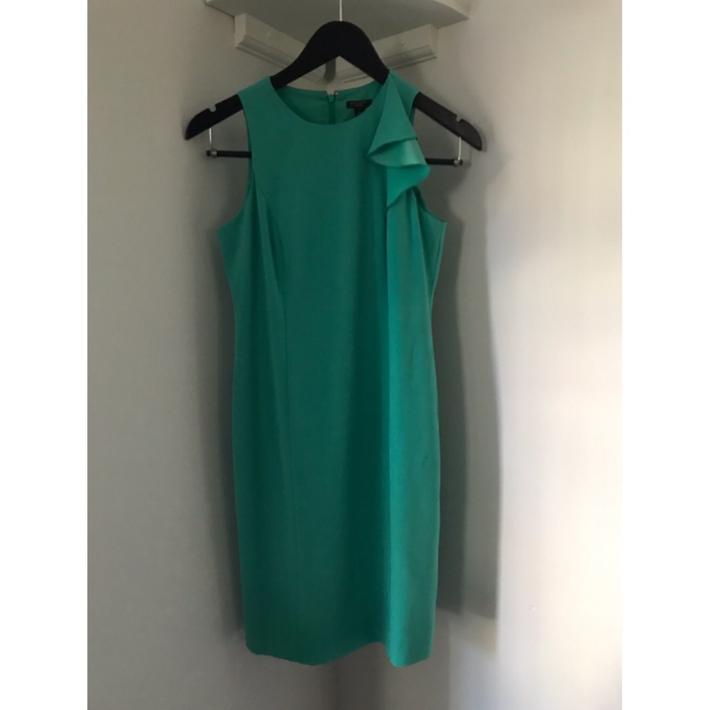 Knee length Ann Taylor with ruffles
